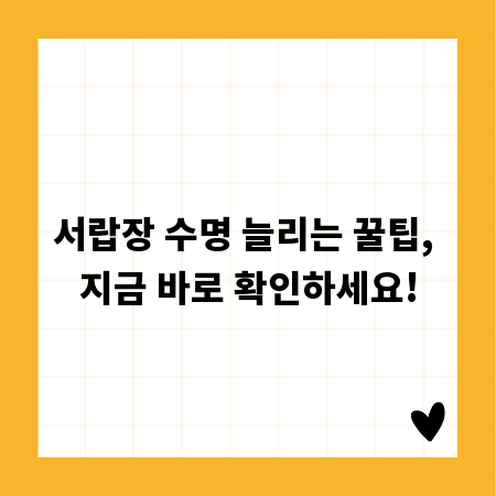 서랍장 수명 늘리는 꿀팁, 지금 바로 확인하세요!
