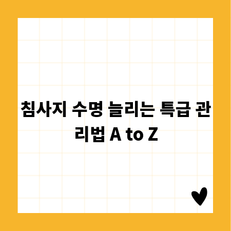 침사지 수명 늘리는 특급 관리법 A to Z