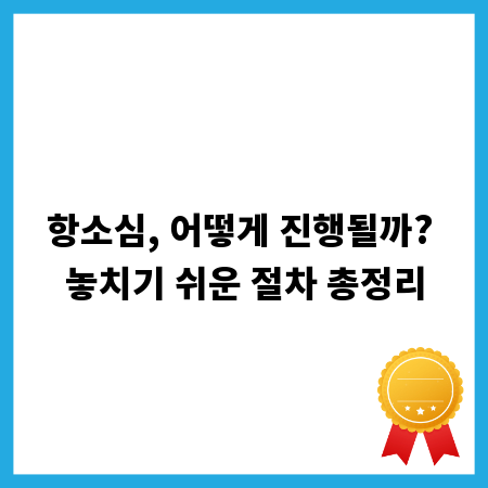 항소심, 어떻게 진행될까? 놓치기 쉬운 절차 총정리