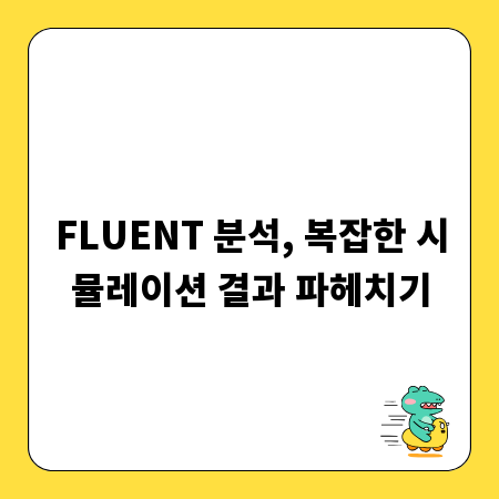 FLUENT 분석, 복잡한 시뮬레이션 결과 파헤치기
